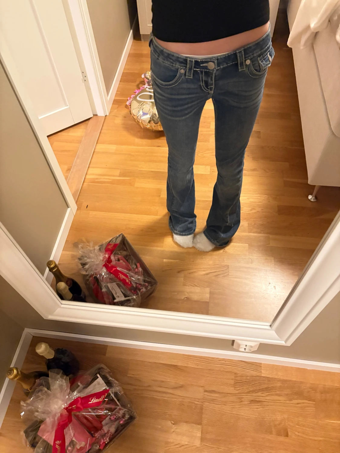 True Religion blå bootcut jeans - 3