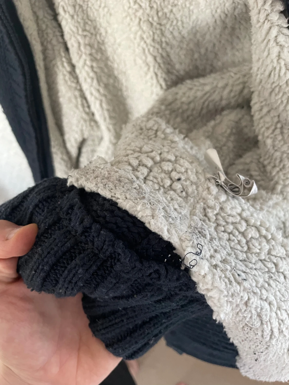  cardigan jacka med teddyfoder - 3