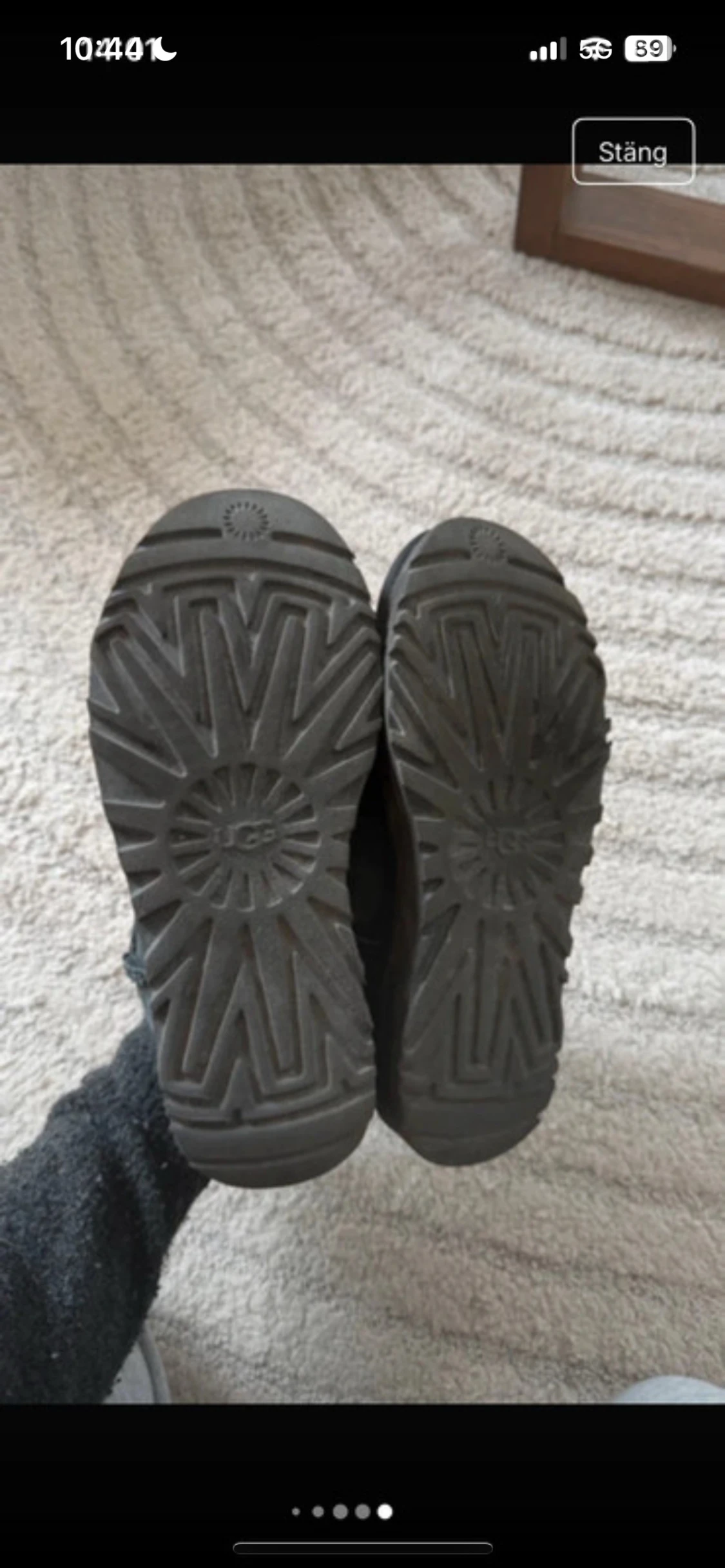 Svarta UGG boots riktiga låga - 2