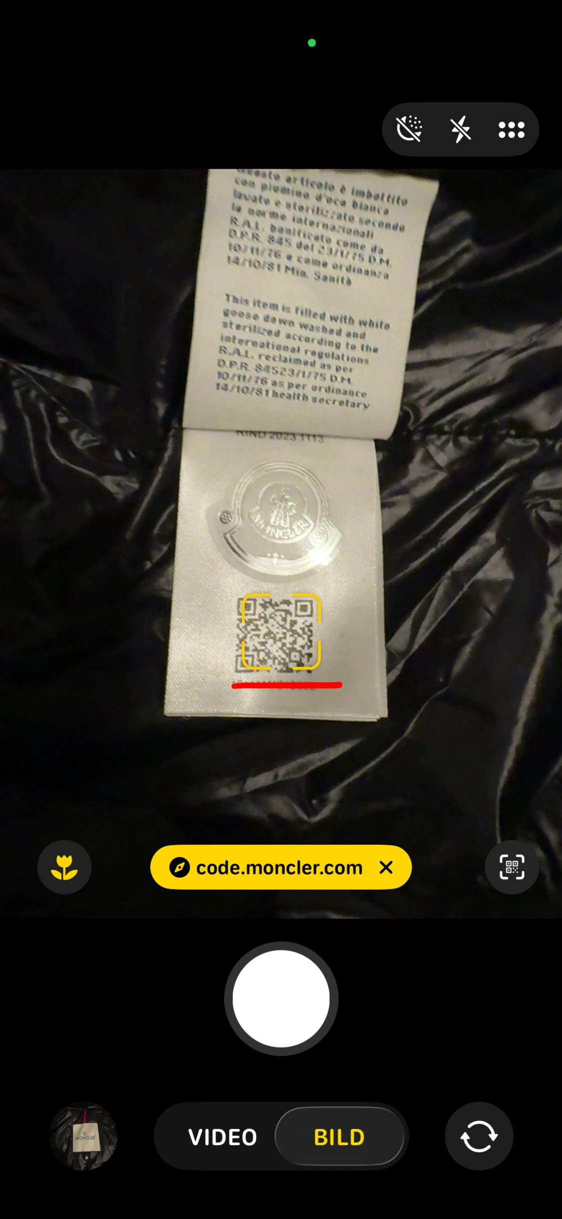 Svart Moncler Maya S - 3