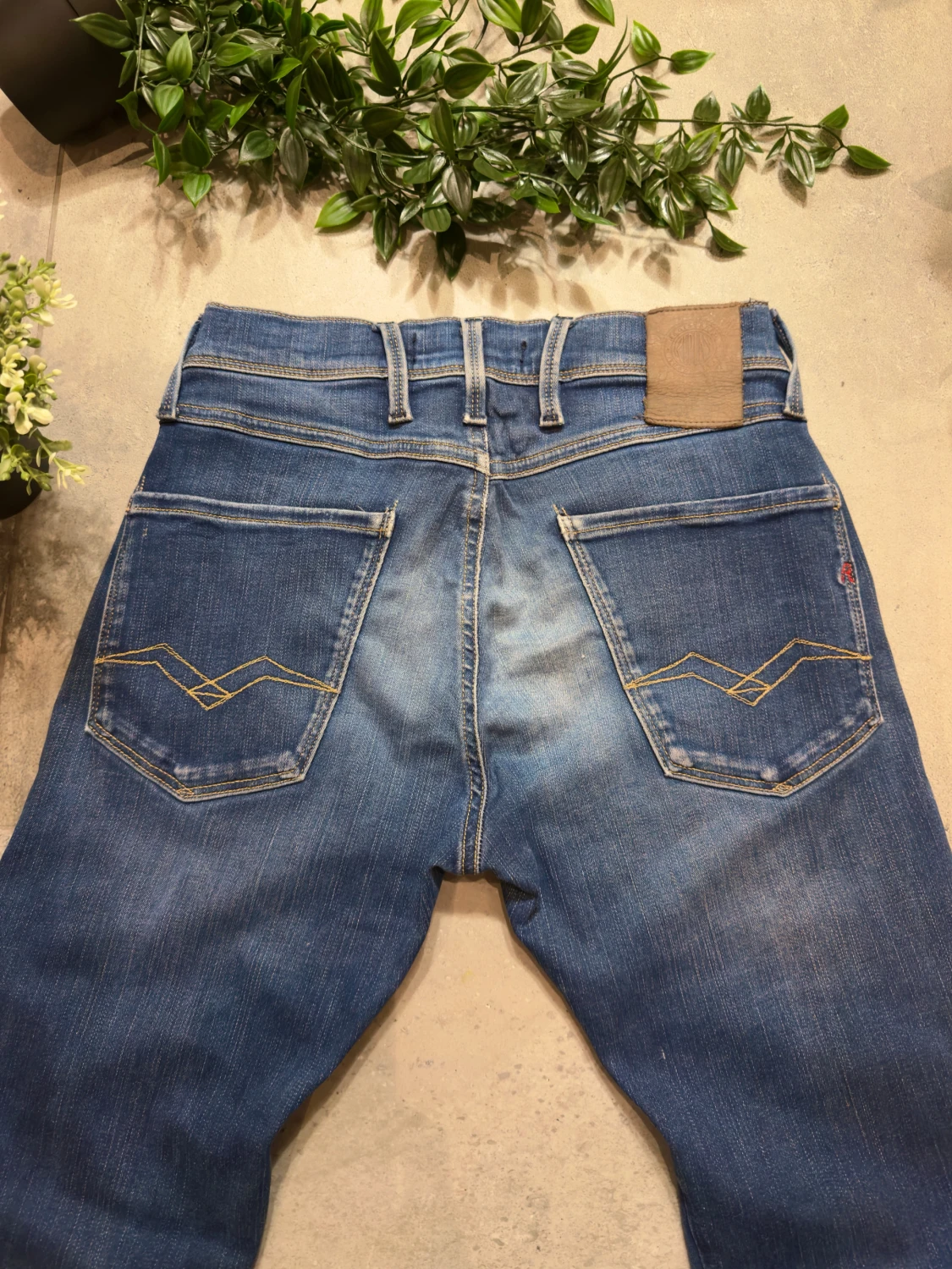 Blåa Replay jeans - 2