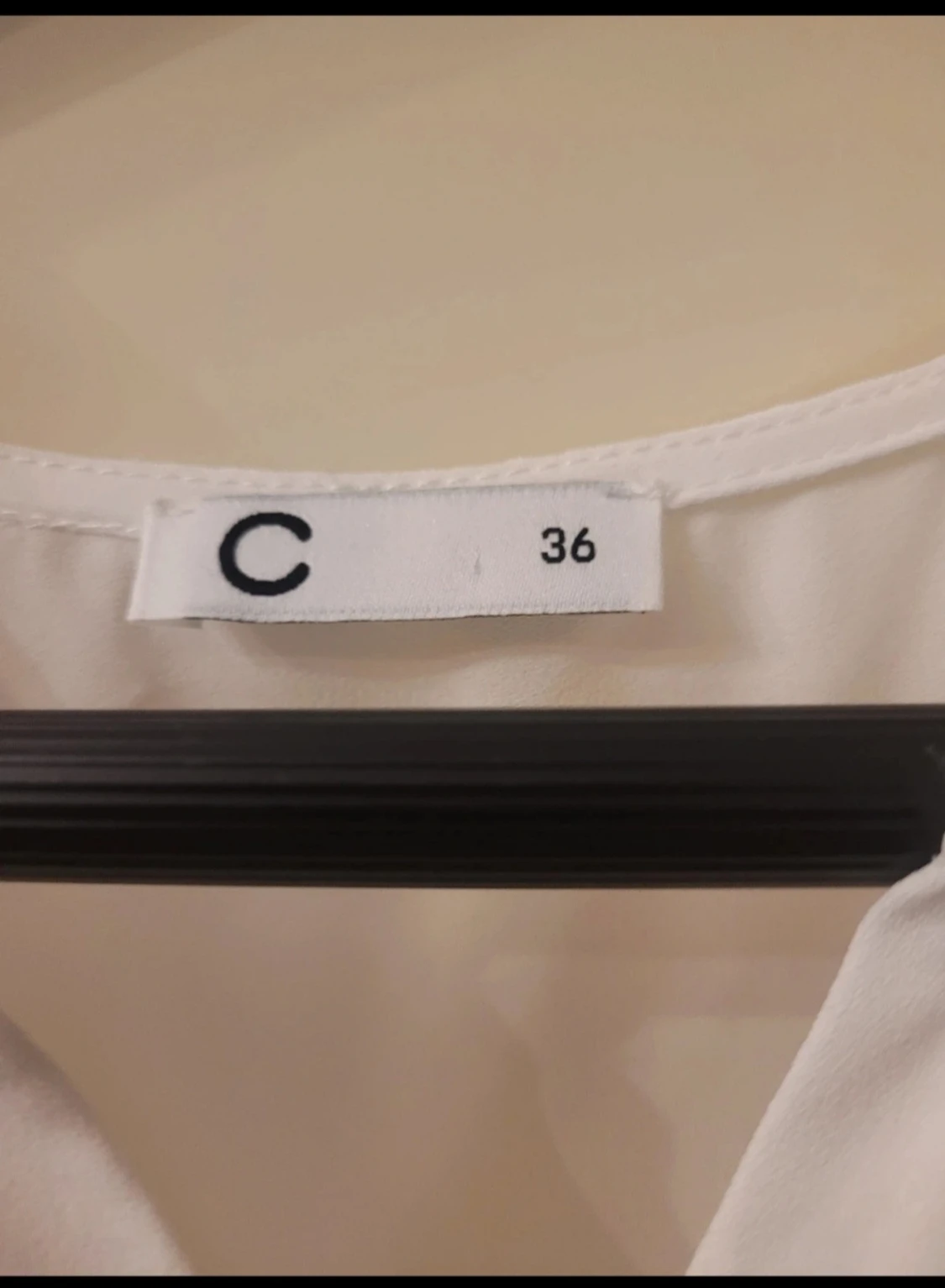 Vit ärmlös klänning från Cubus, strl 36 - 1