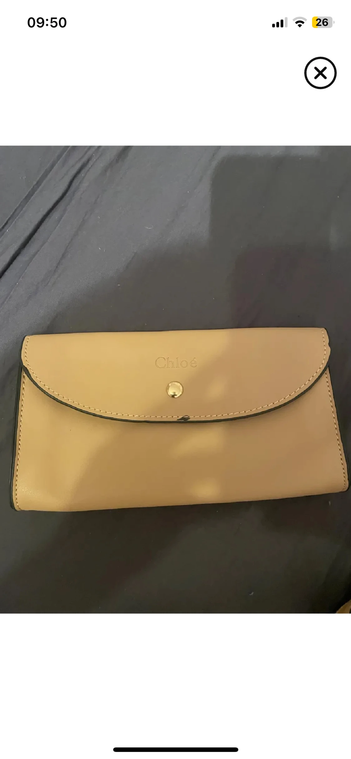 Beige handväska från Chloé i skinn - 6