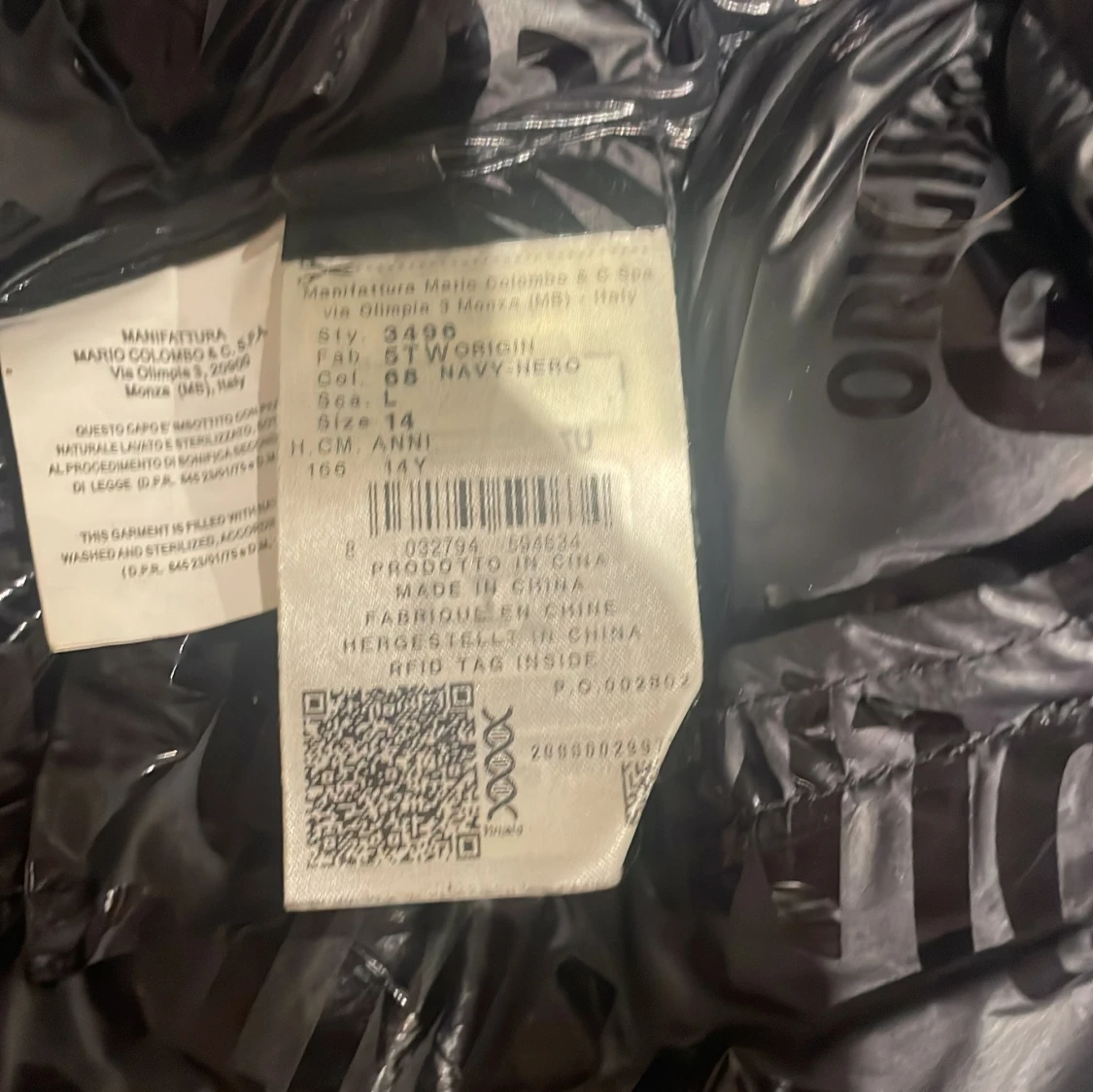 marinblå dunjacka från Colmar - 2