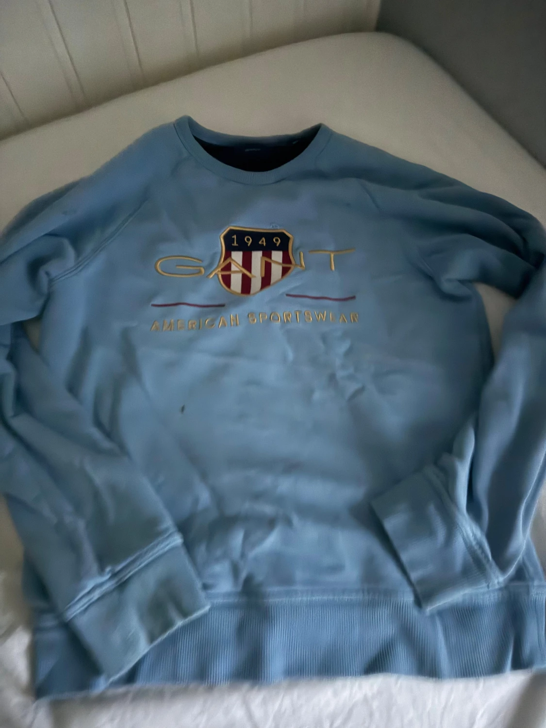 Ljusblå sweatshirt från GANT - 1