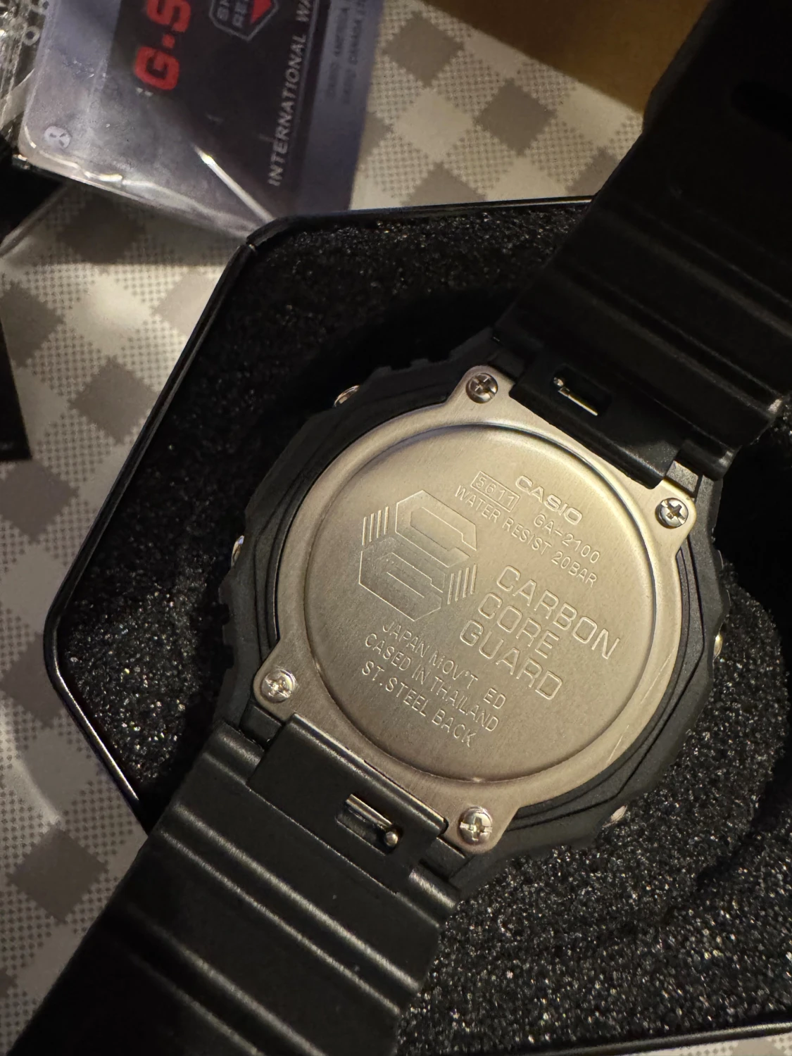 Casio G-Shock GA-2100 klocka svart/blå - 1