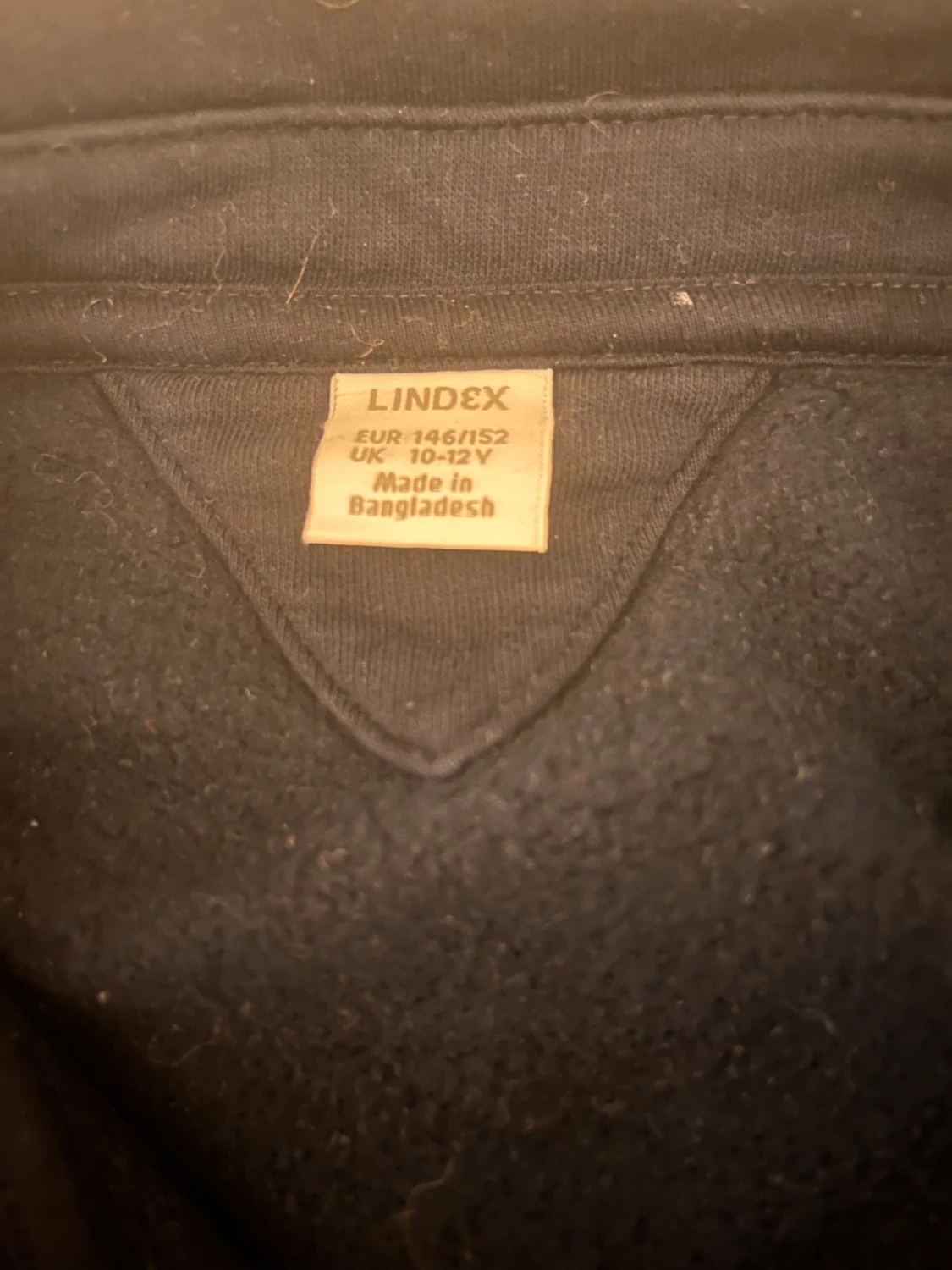 Svart overshirt från Lindex 146-152 - 1
