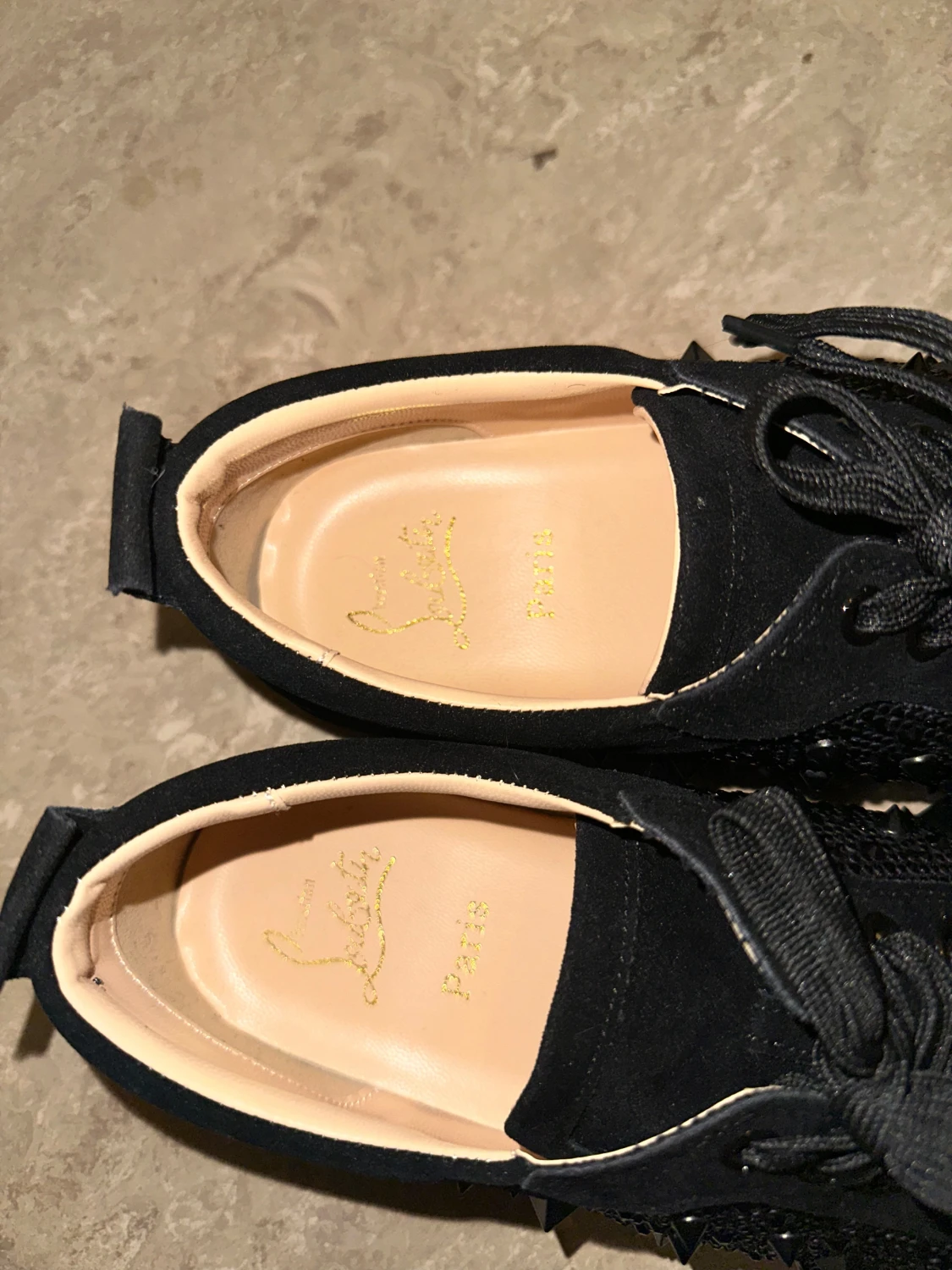 Svarta Christian Louboutin sneakers - 1