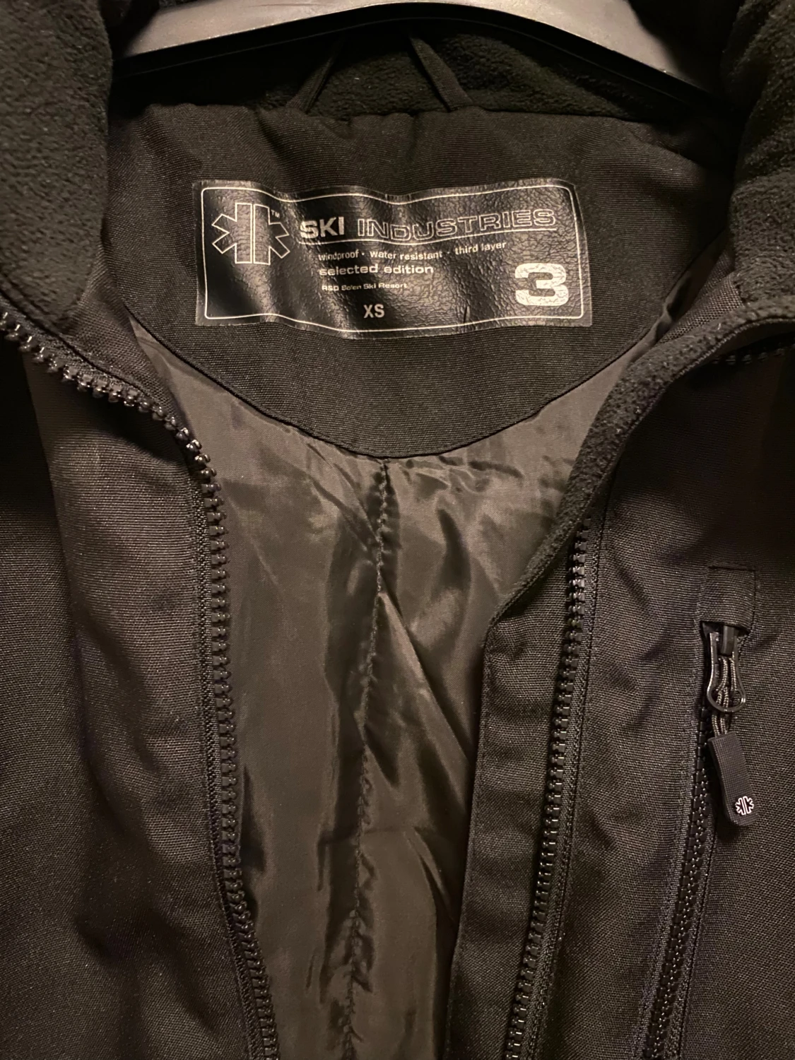 Svart vindjacka från Ski Industries XS - 1