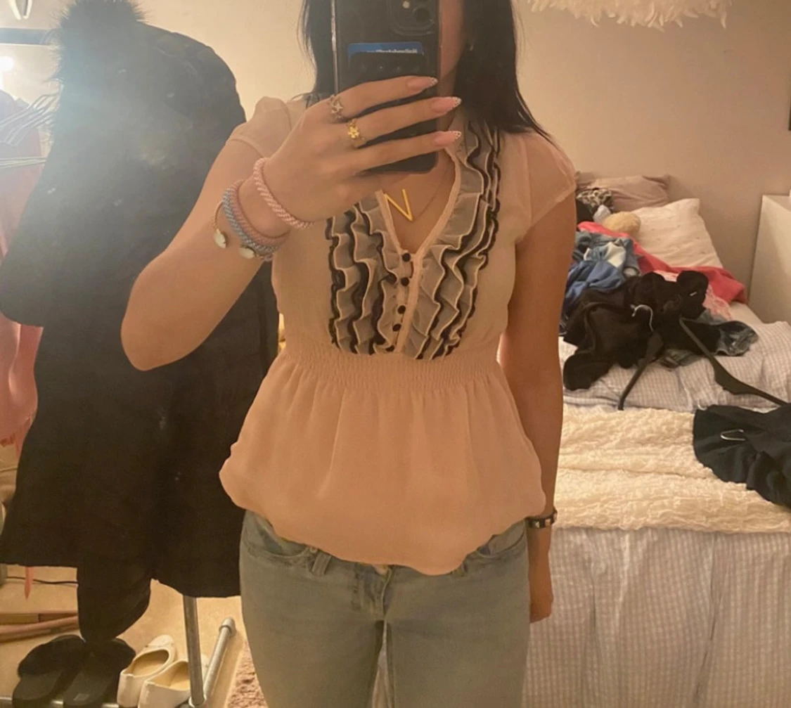  blus med volanger från H&M - 3