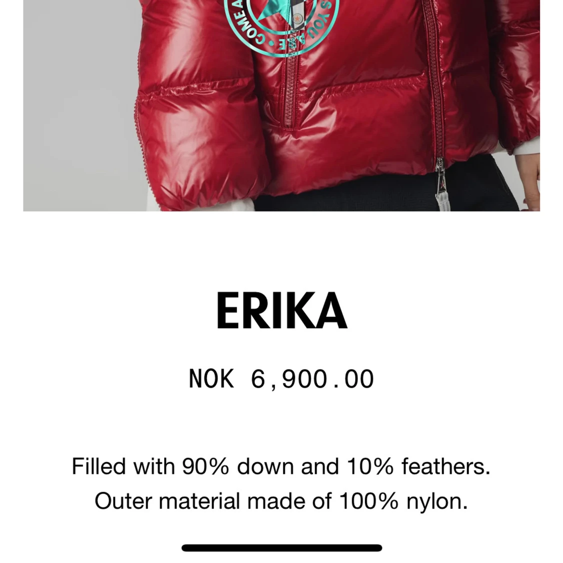 Blå dunjacka från Caya - 1