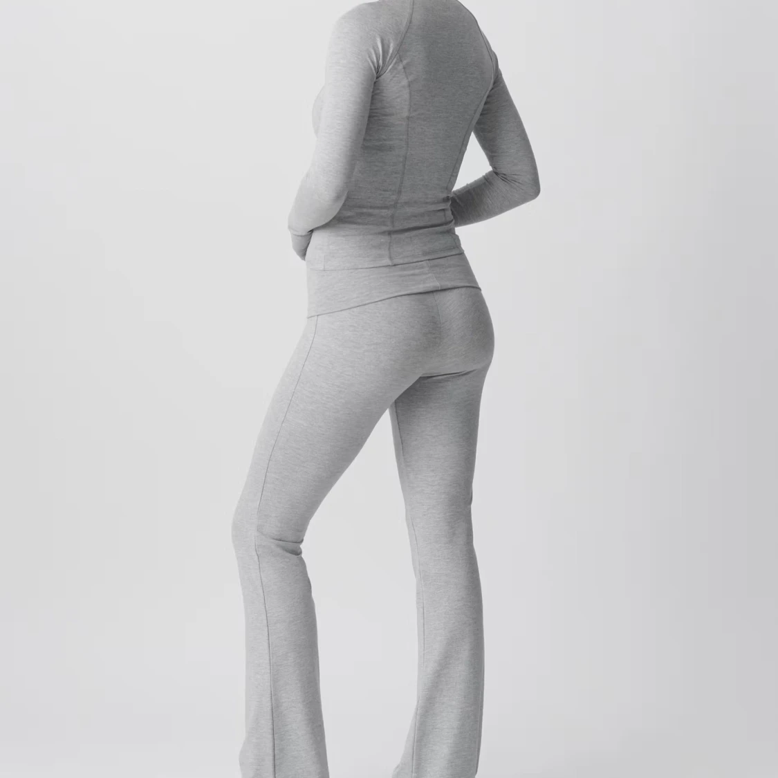 Ginatricot - Soft touch zip jacket med leggings