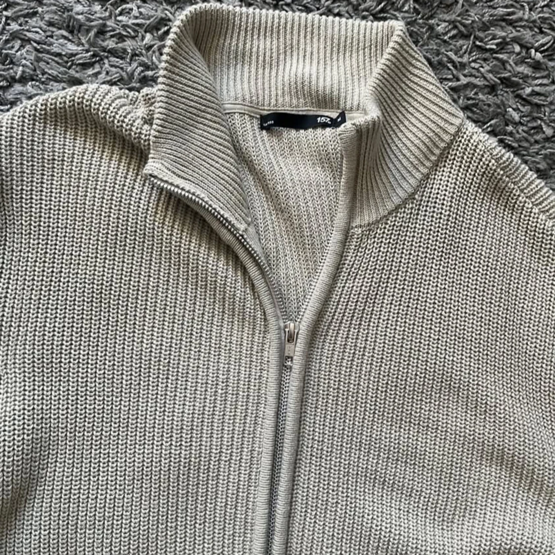 Stickad Zip tröja - 3