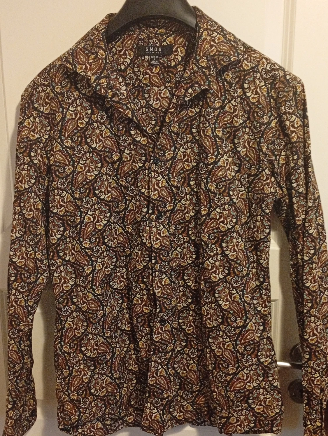 Slim fit blommig skjorta från SMOG