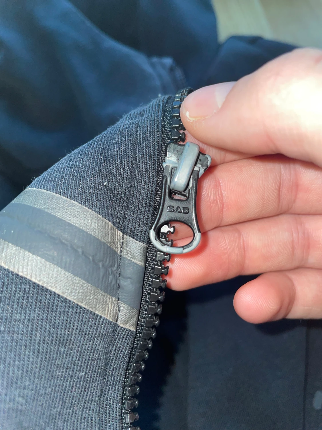 Svart Nike tech fleece med dragkedja - 4