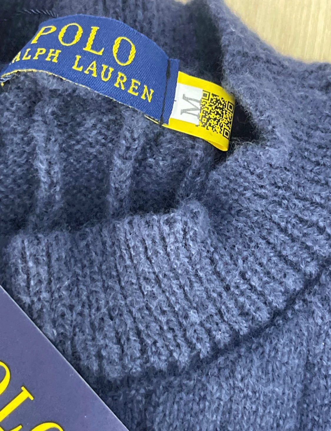 Marinblå stickad tröja Polo Ralph Lauren - 2