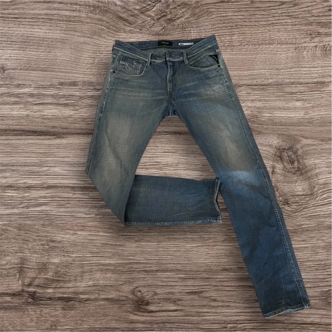 Replay Anbass slim fit jeans blå