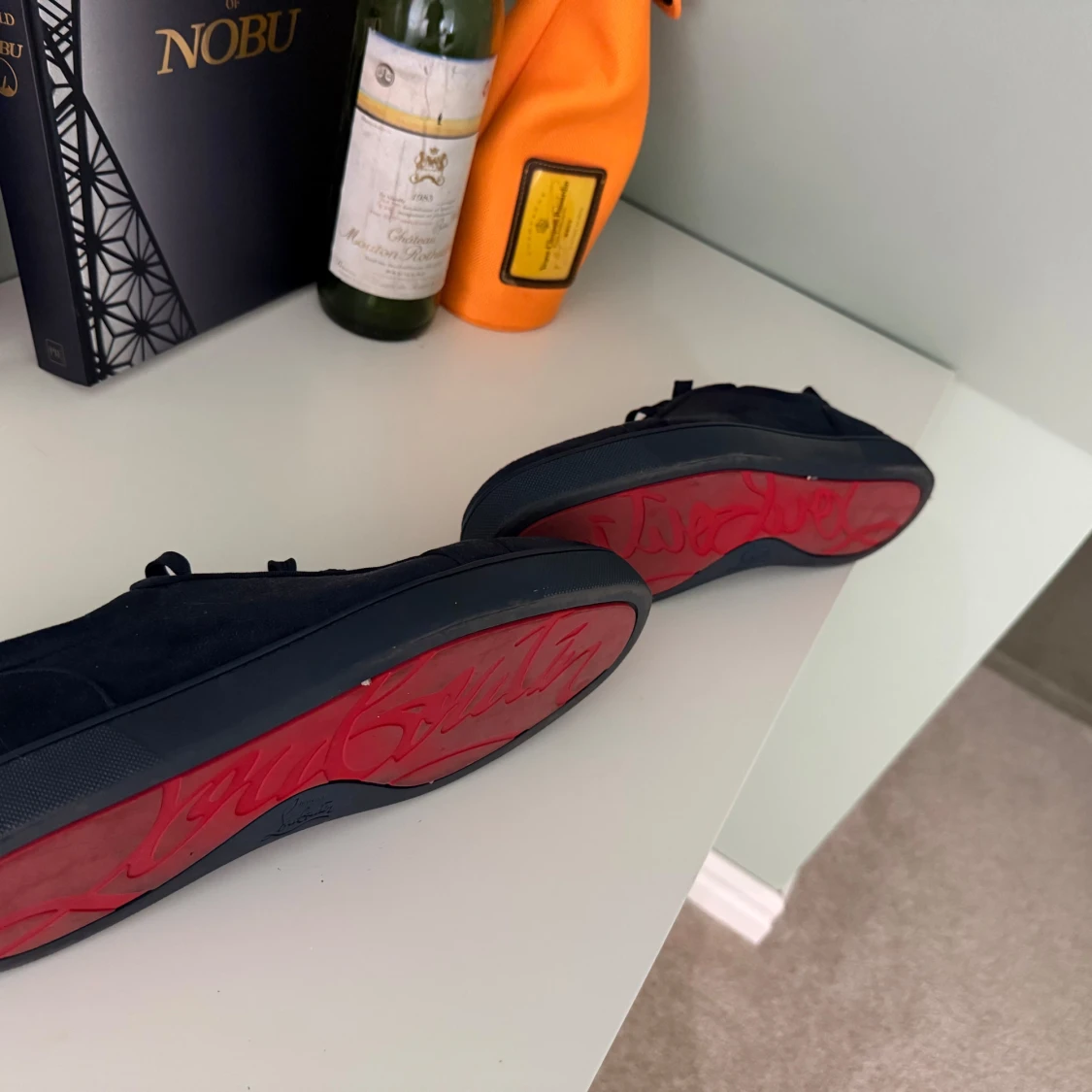 Mörkblå sneakers från Christian Louboutin - 1