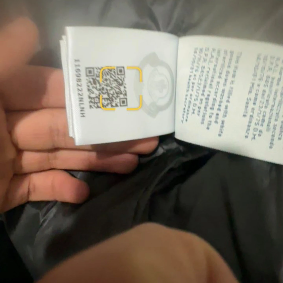 Svart Moncler pufferjacka M - 4