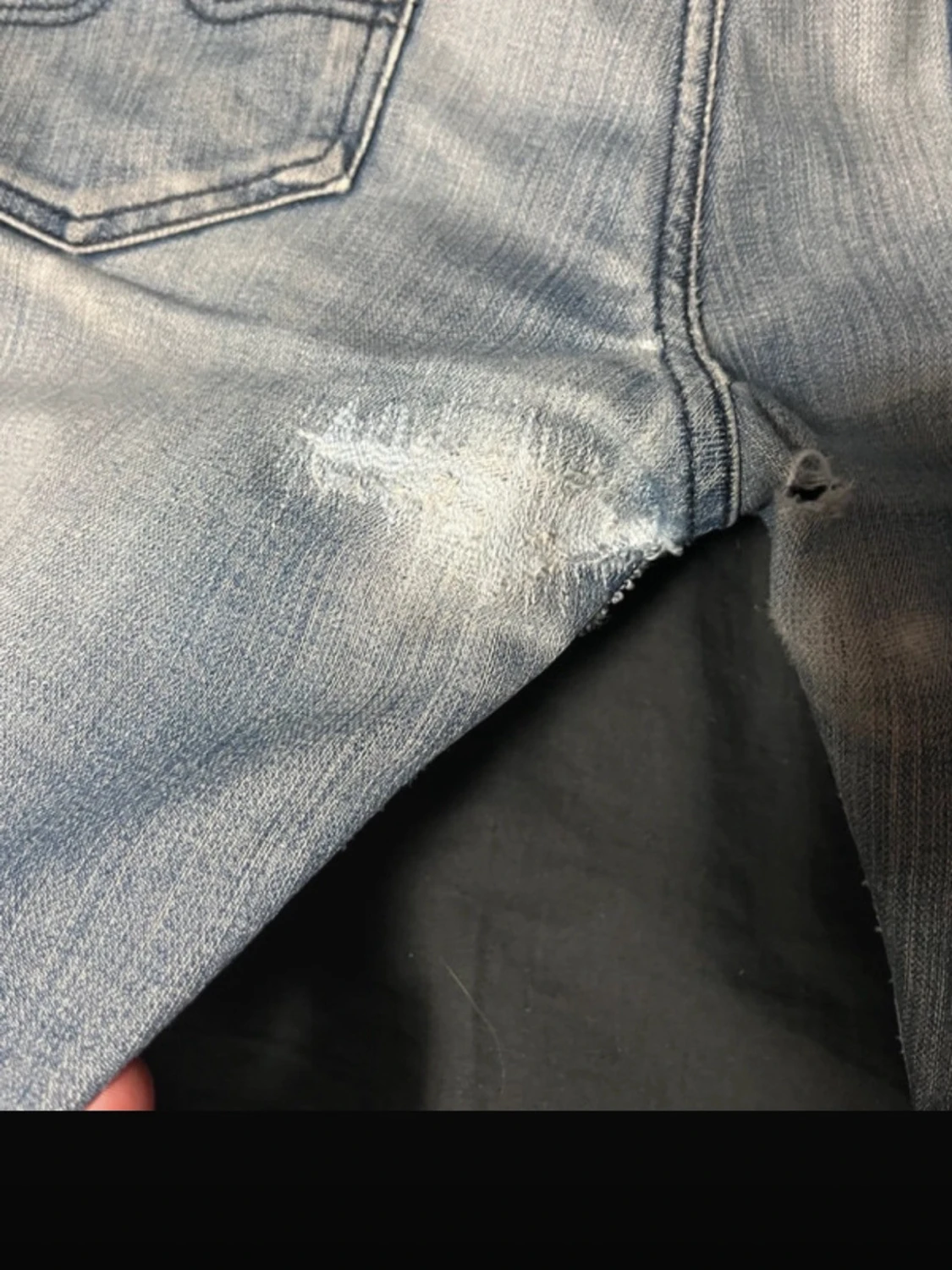 Ljusblå raka jeans från J Lindberg  - 4