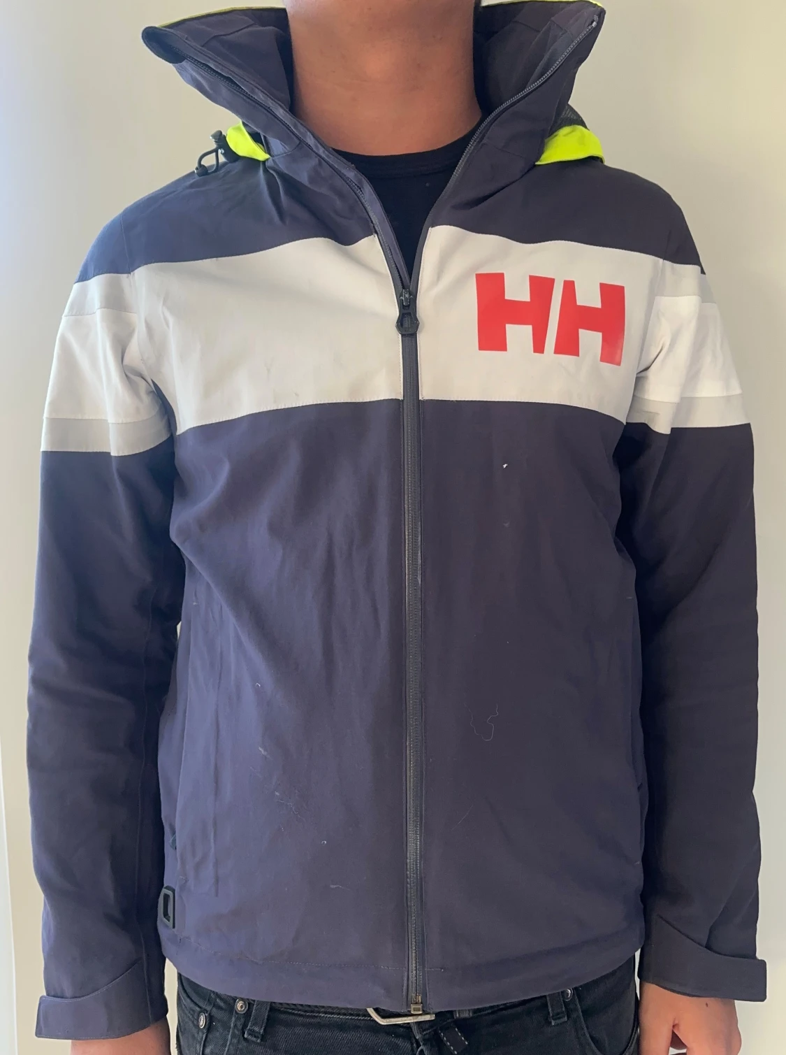 Helly Hansen vindjacka med huva blå, storlek S