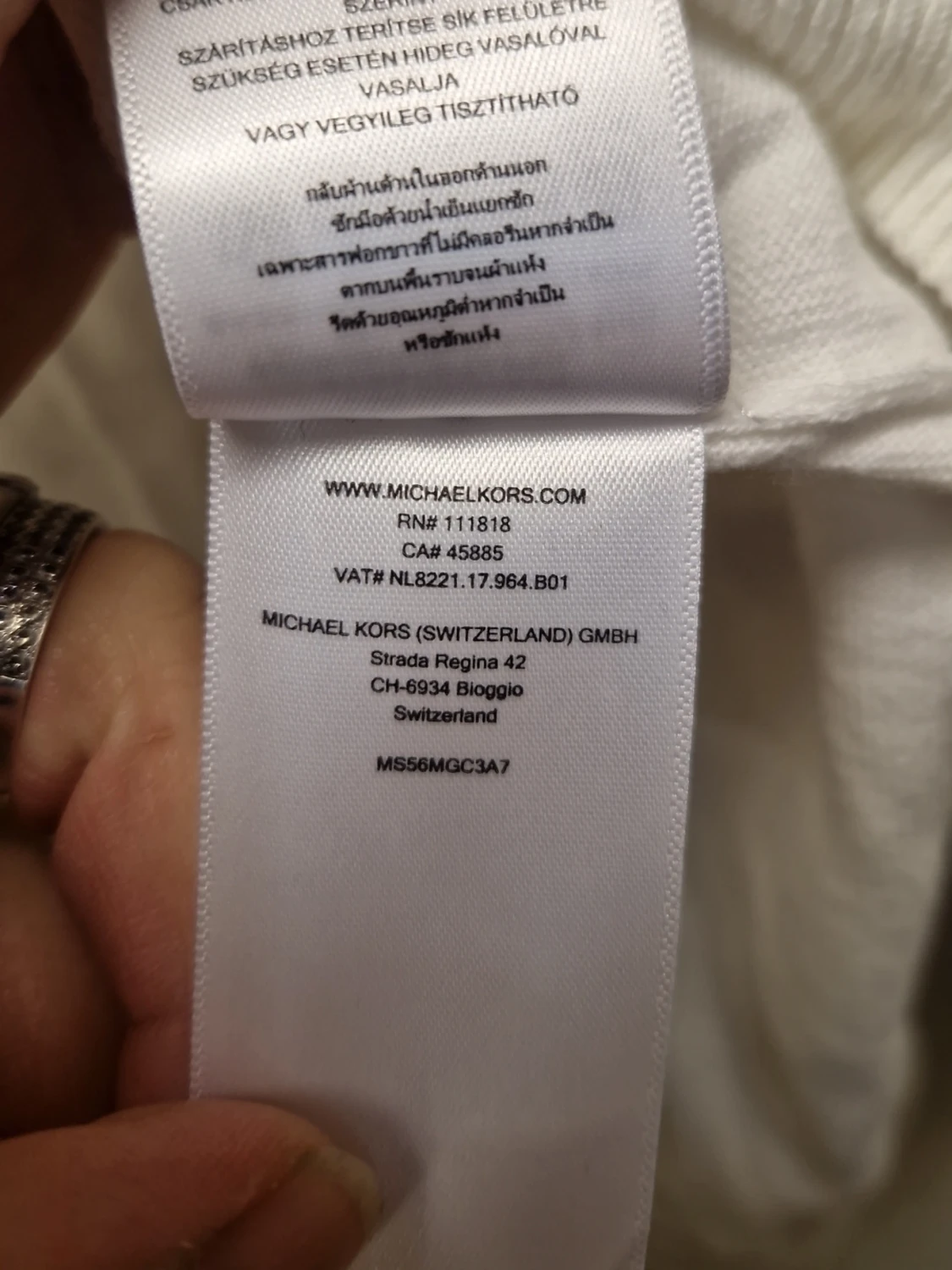 Vit tröja med knappar Michael Kors  - 4