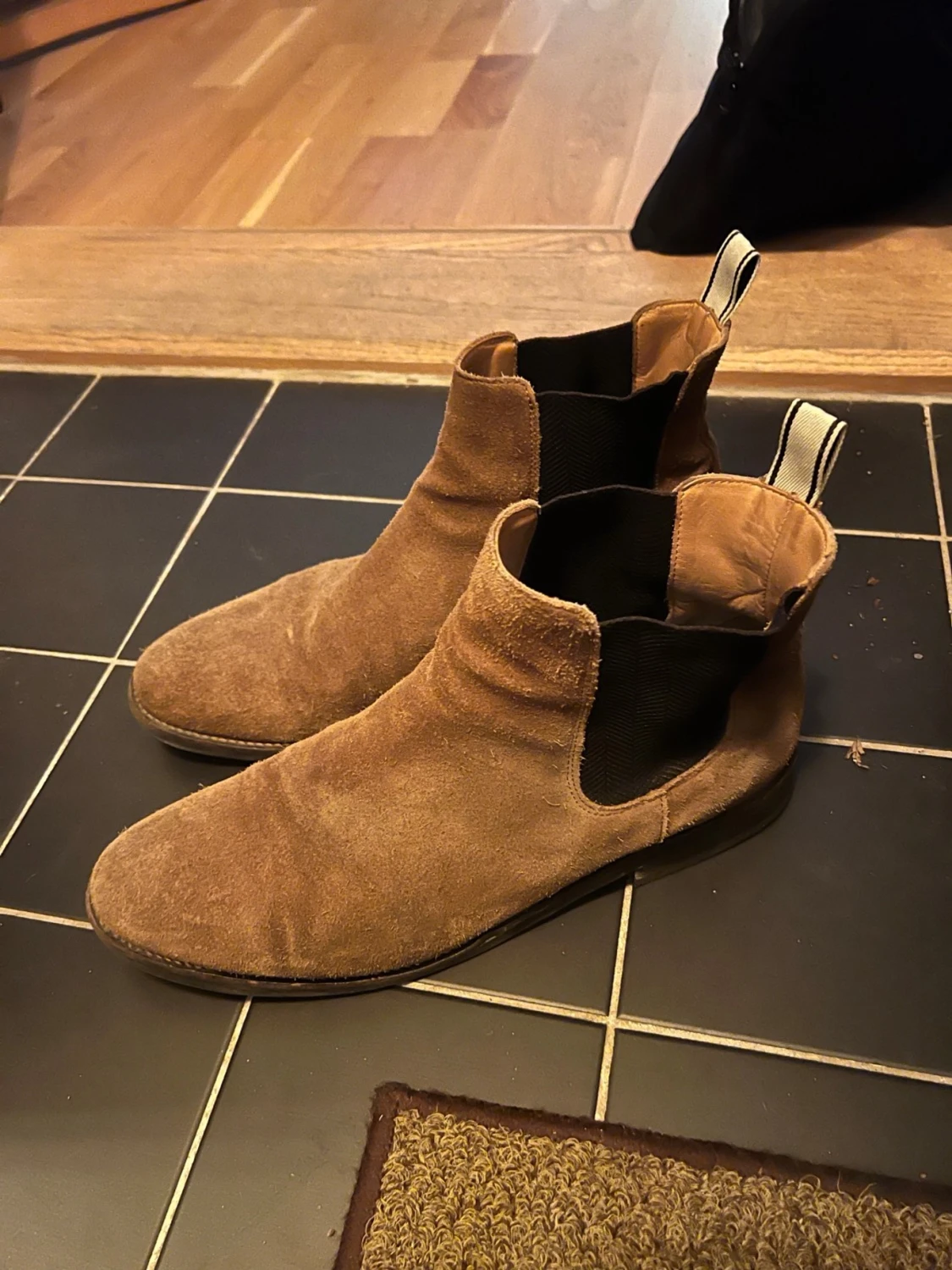 Bruna mocka chelsea boots