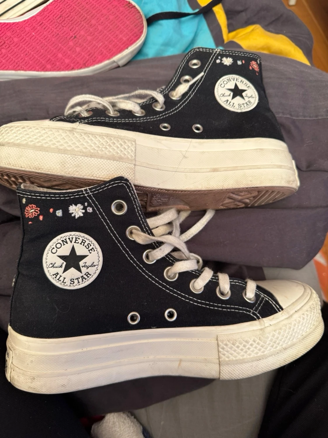 Converse All Star svarta höga sneakers - 1