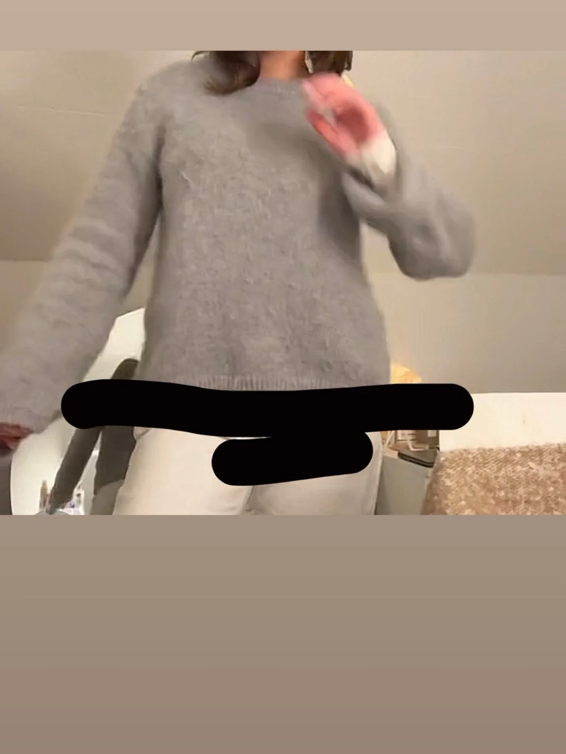 Mohiar stickad H&M - 3