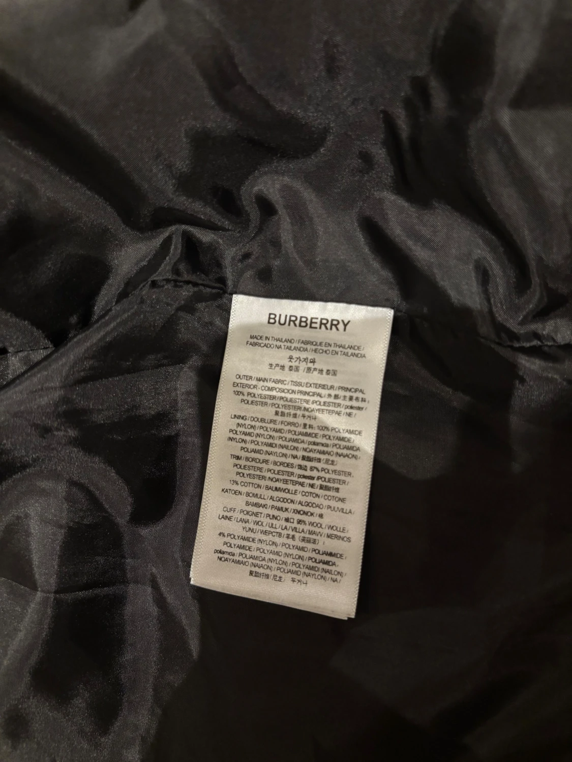 Svart pufferjacka från Burberry - 1