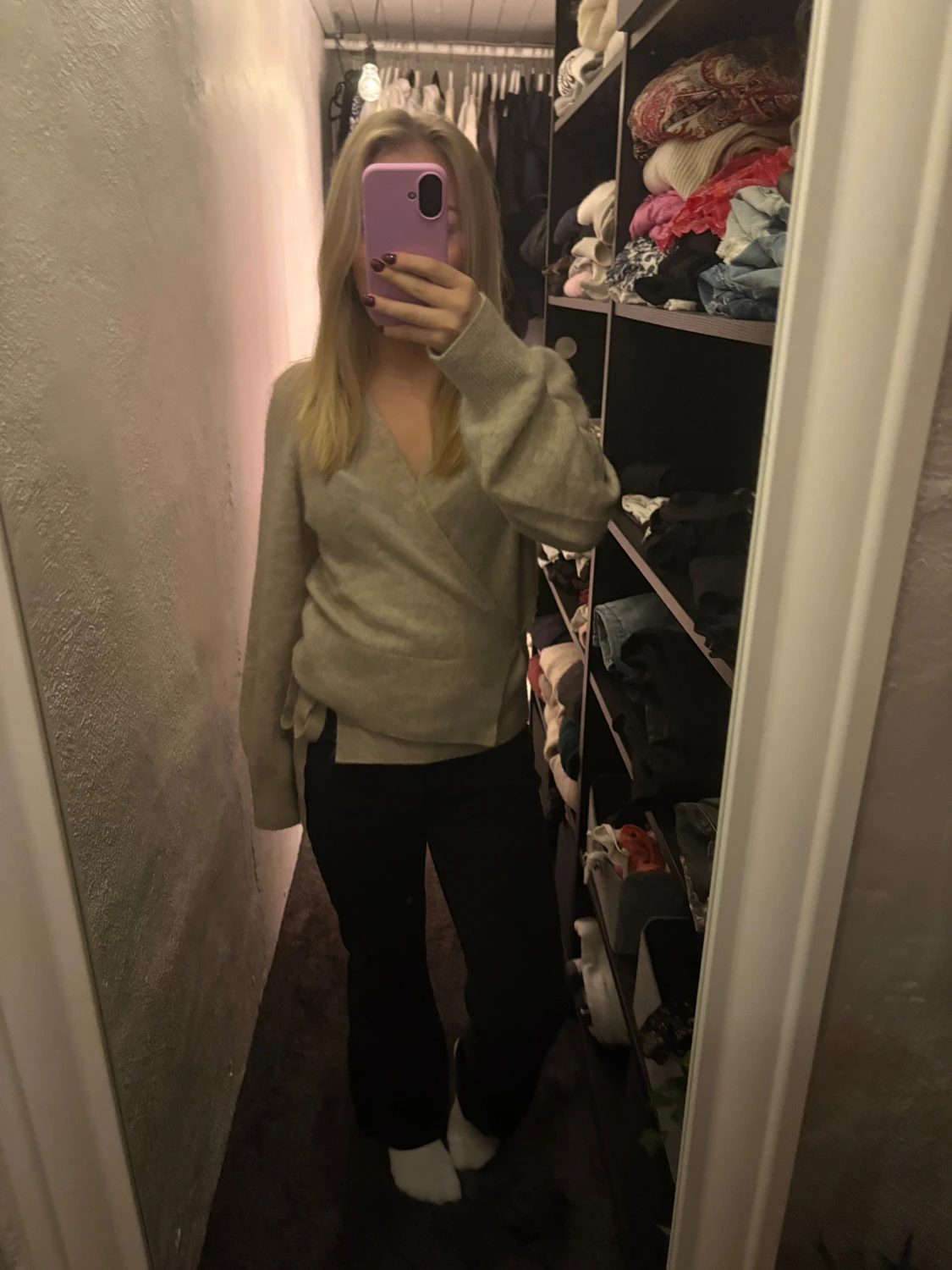 Lågmidjadw bootcut jeans