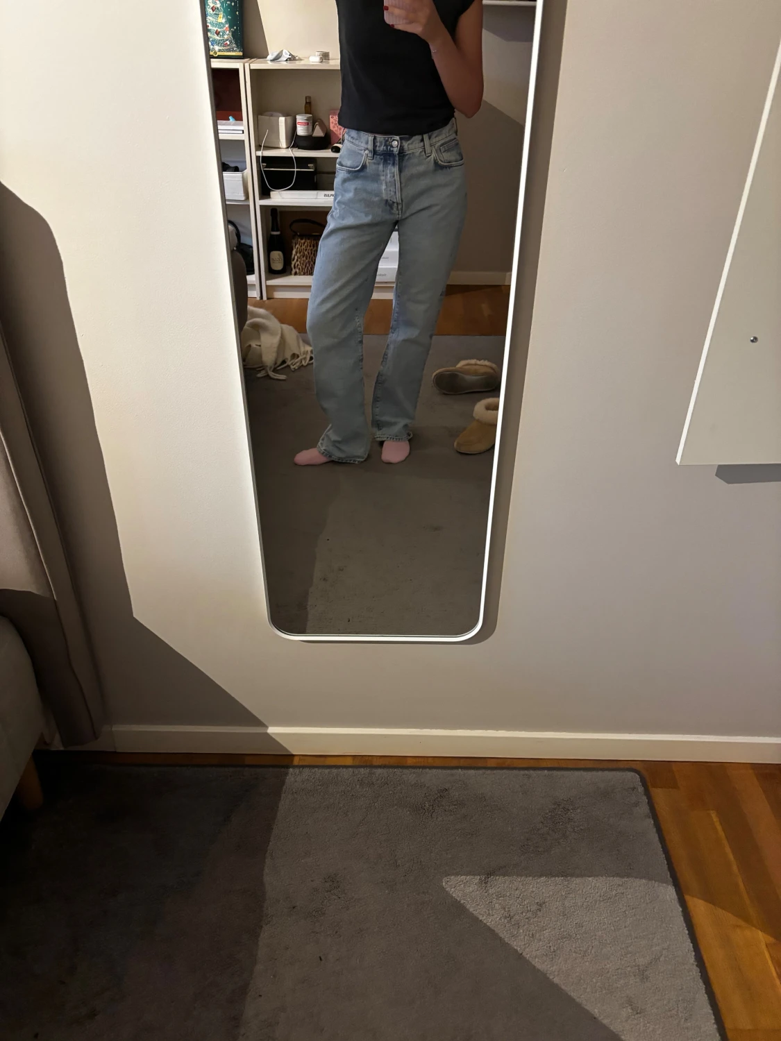 Ljusblå raka jeans från Gant