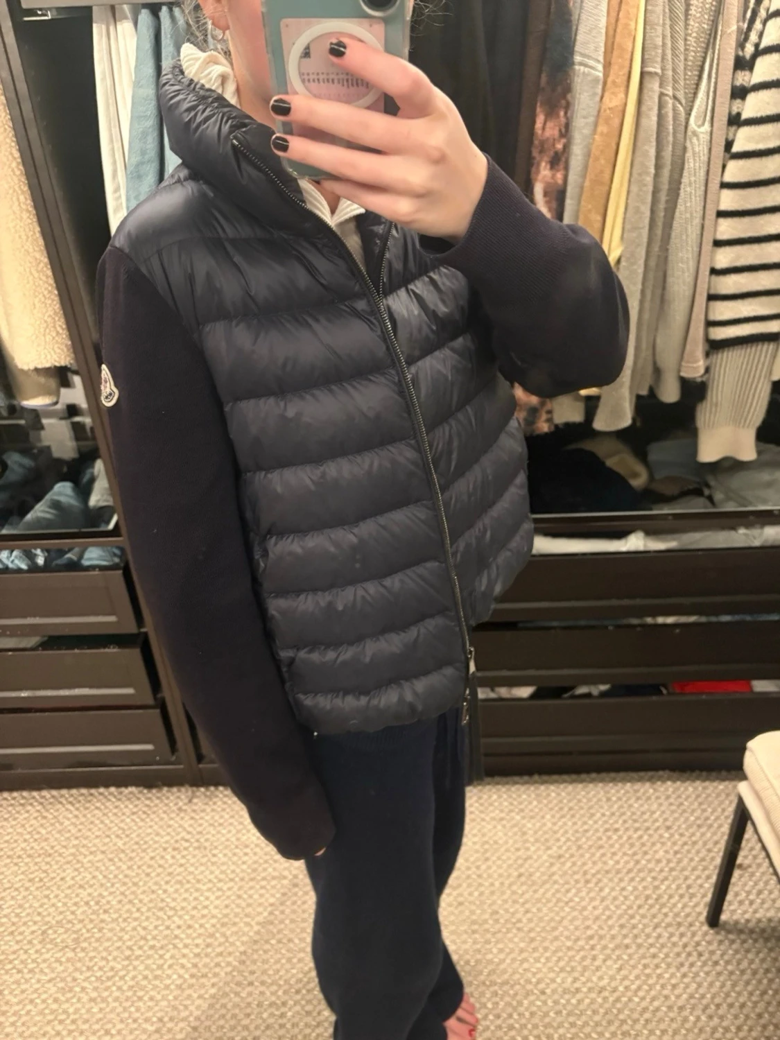 Mörkblå dunväst från Moncler - 2