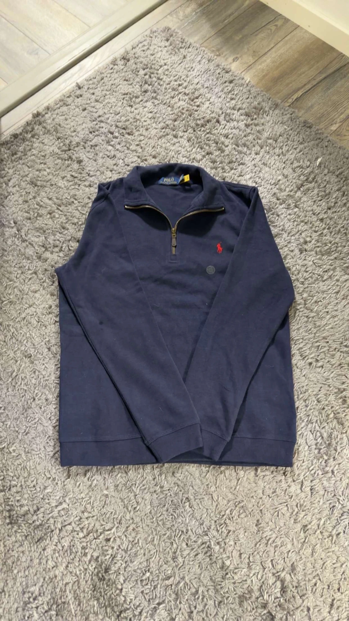 Marinblå half zip tröja Polo Ralph Lauren - 3