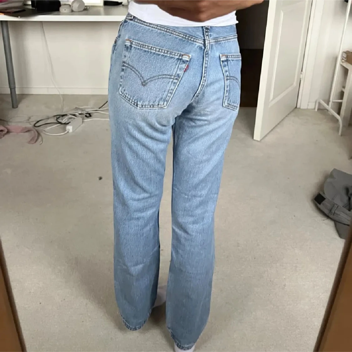 Levi's 501 ljusblå jeans straight fit - 1