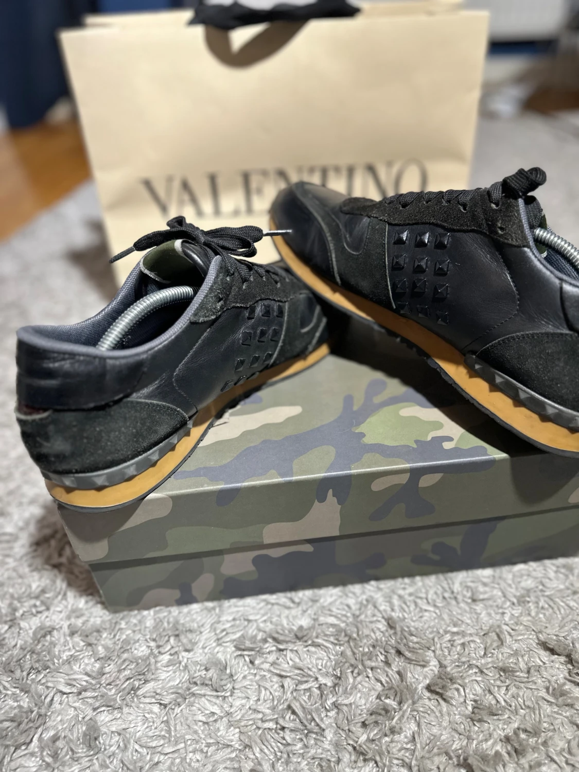 Valentino Rockrunner svarta sneakers