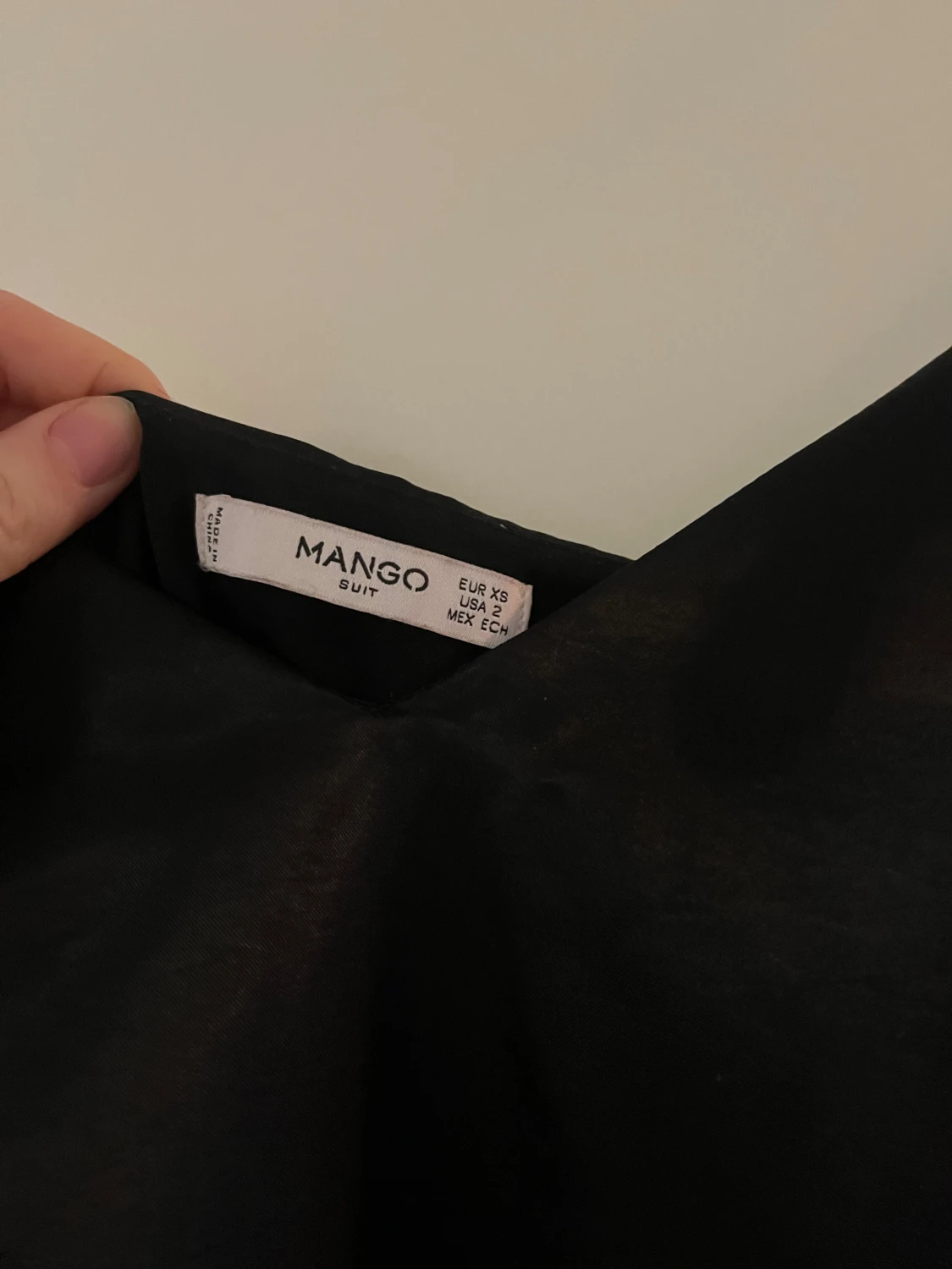 Svart spetsklänning från Mango XS - 2