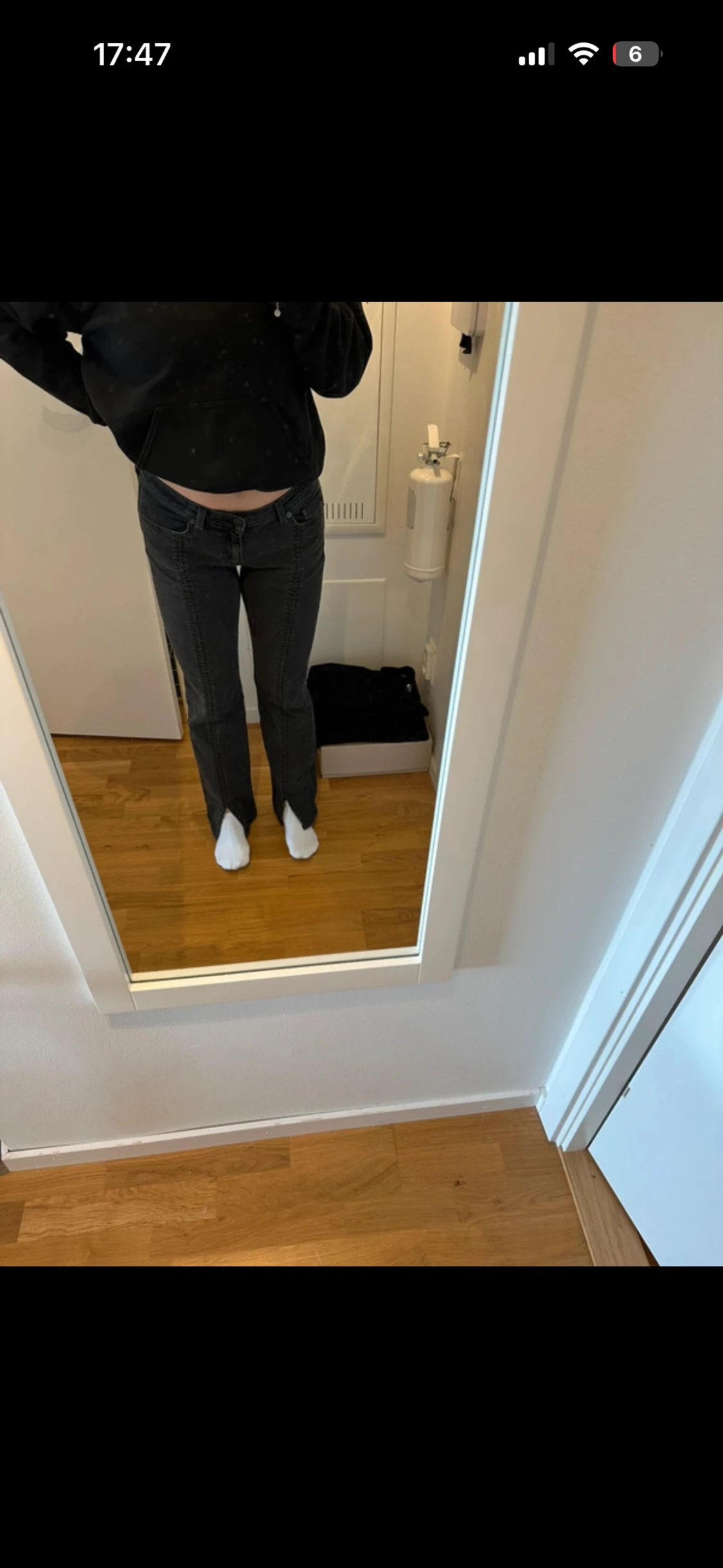 Levi's Superlow Bootcut jeans, svart