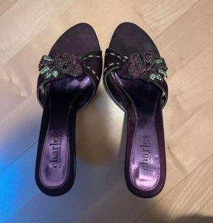 Lila klackar - Super snygg, klack 5cm