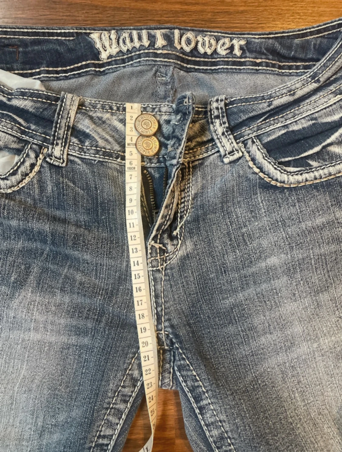 Wallflower blå bootcut jeans - 2