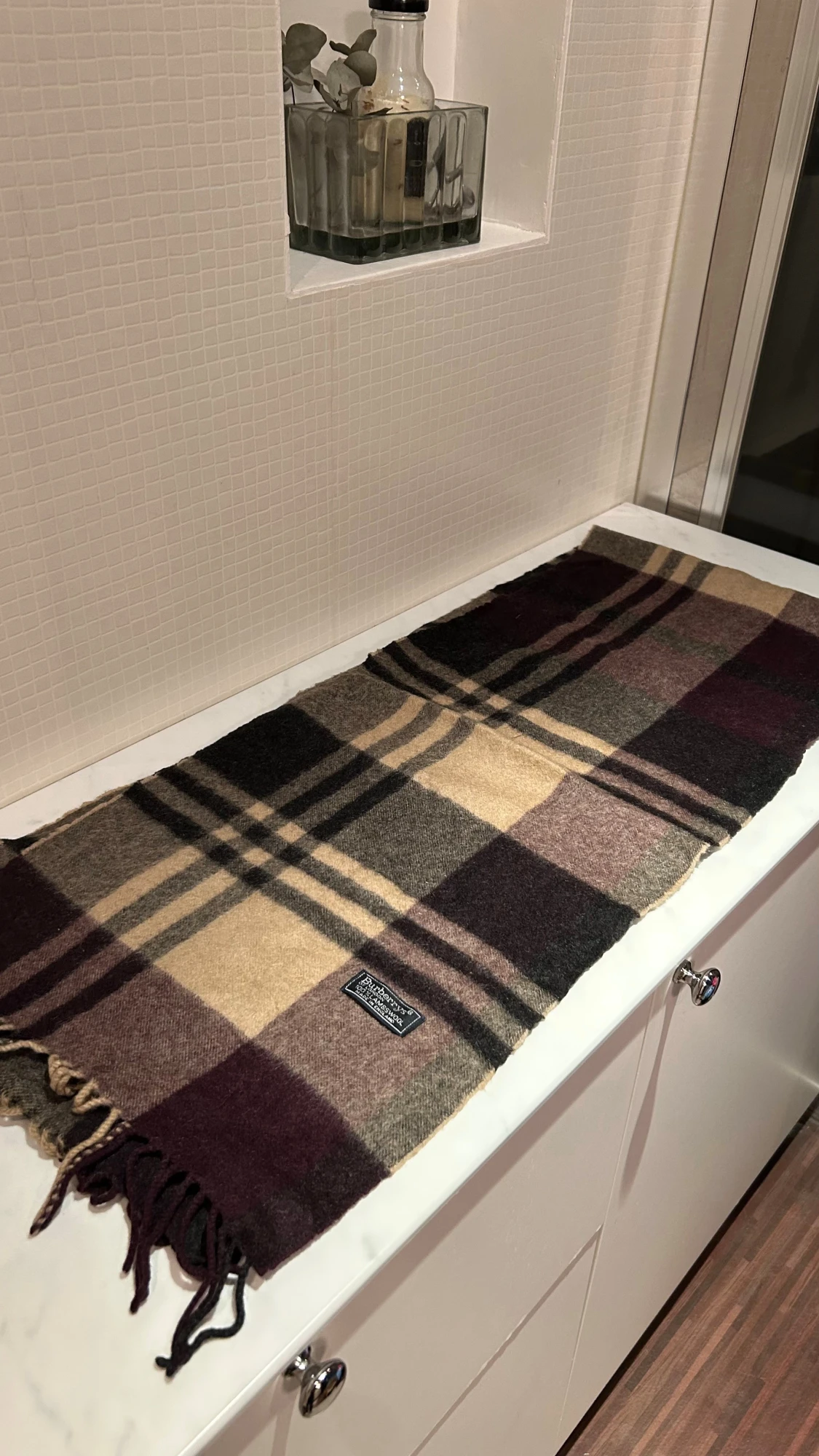 Rutig ullväst från Burberrys - 2