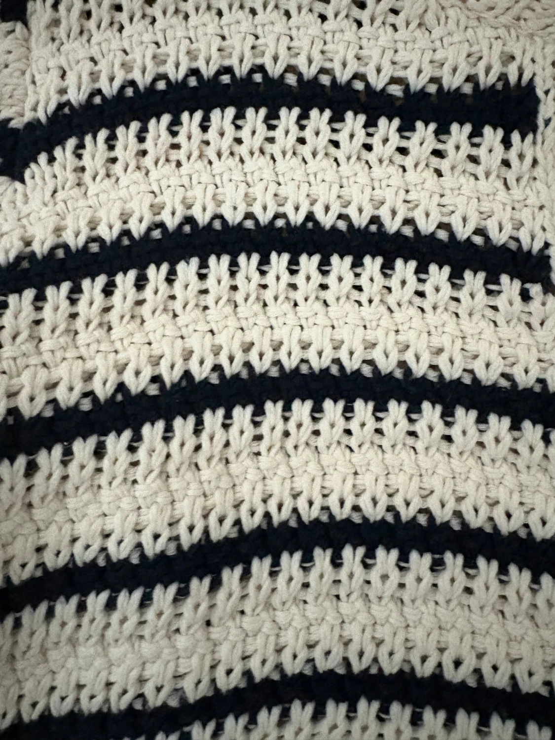 Randig stickad kofta från Zara - 2