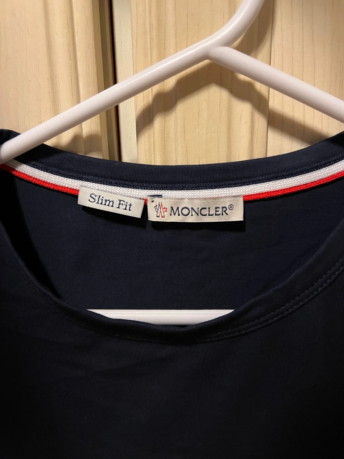Mörkblå Moncler t-shirt slim fit - 2