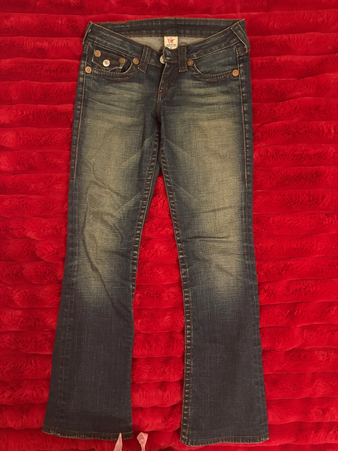 True Religion bootcut jeans blå, stl 25