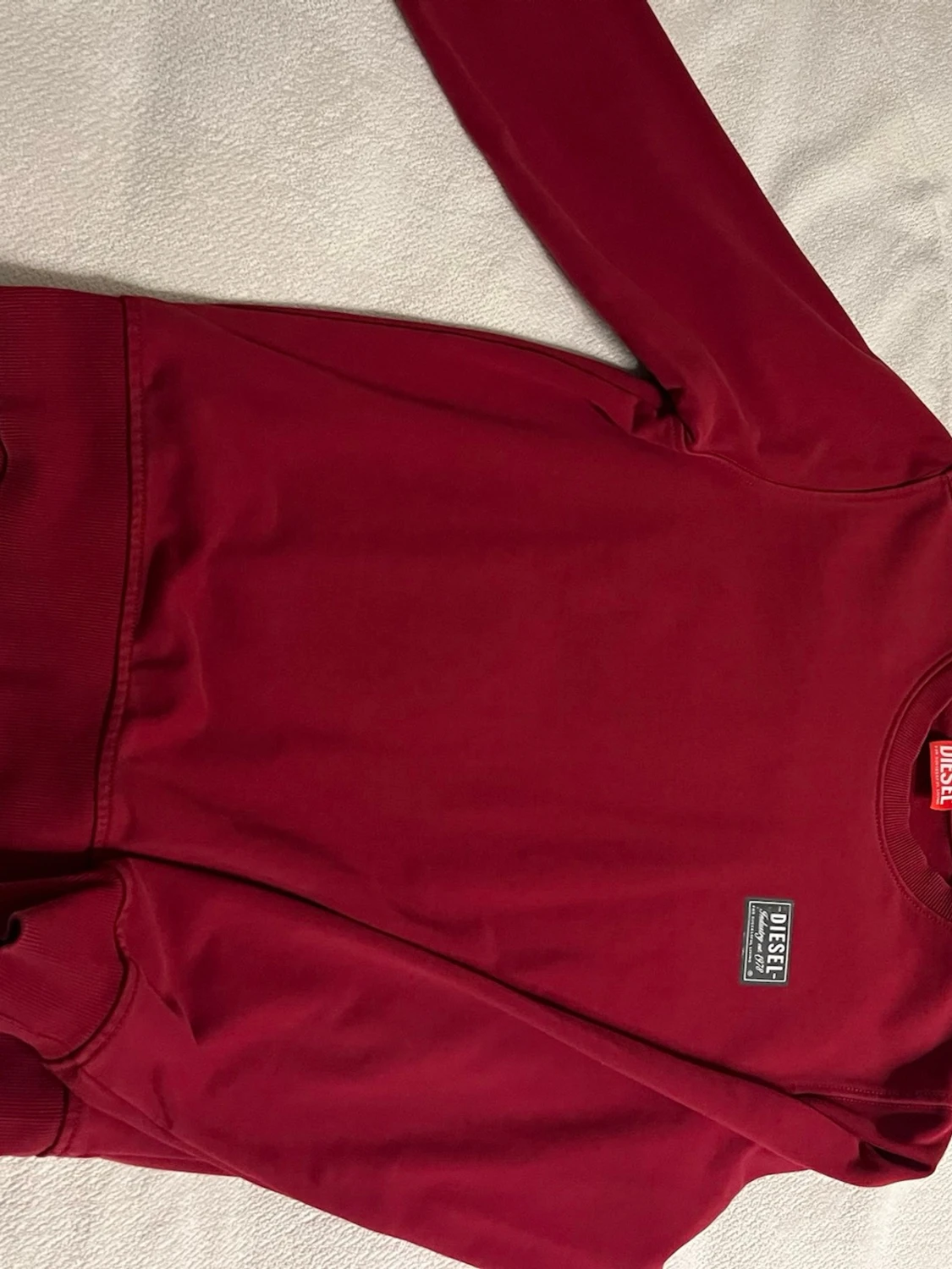 Röd sweatshirt från Diesel