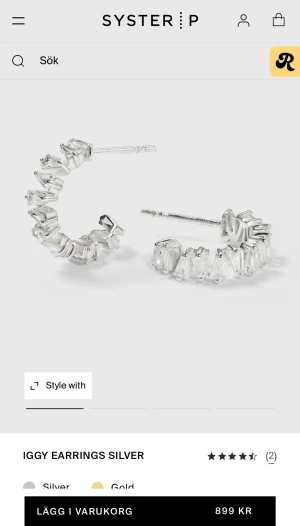 Iggy örhängen i silver från Syster P - Snygga Iggy örhängen i silver från Syster P. Fick dessa i present men är ingen silver tjej, därför säljer jag dom. Oanvända och kommer i original körpacking🥰 nypris 899kr. Pris kan diskuteras 