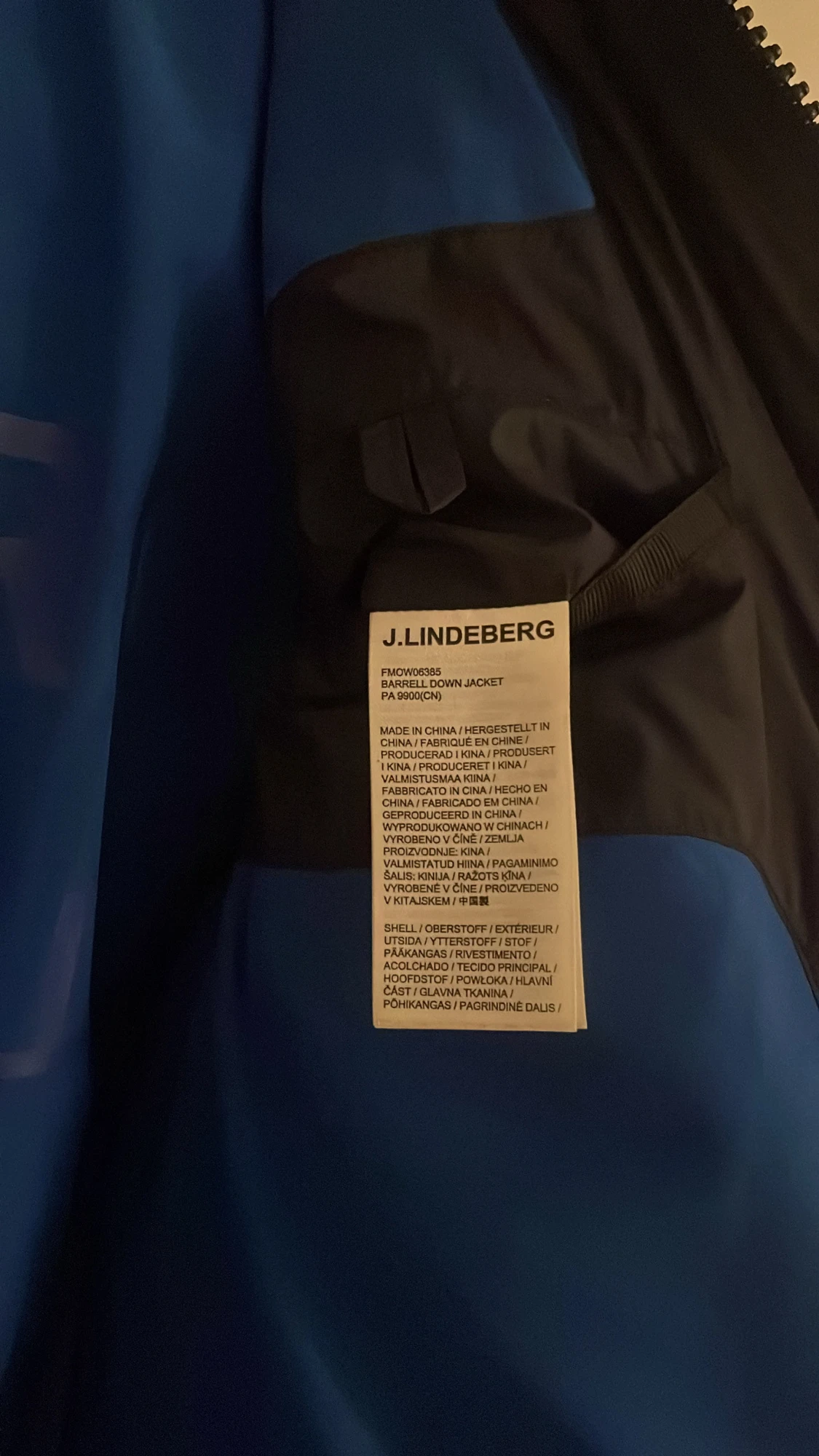 Navy dunjacka från J.Lindeberg - 4