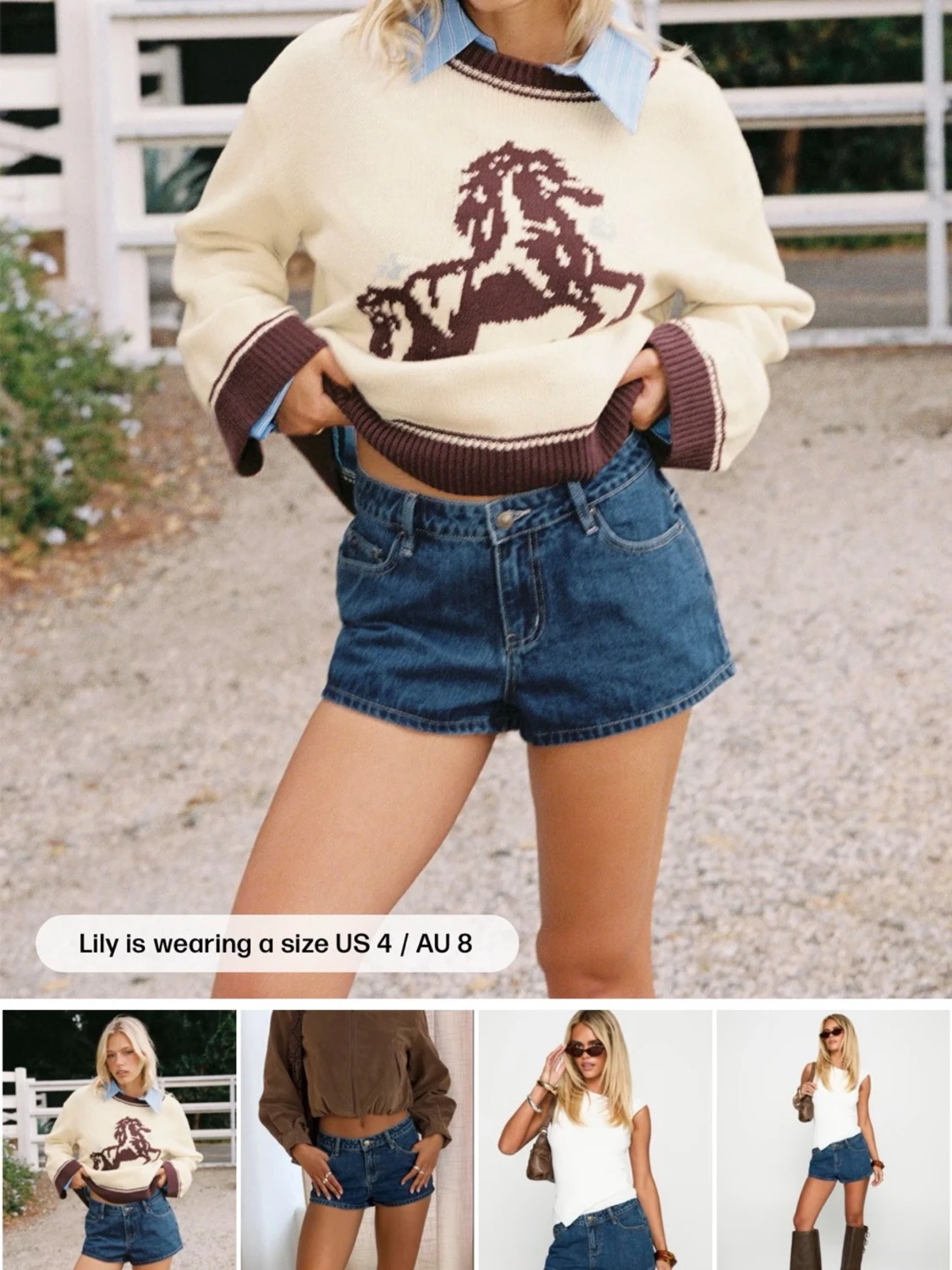 Denimshorts från Princess Polly - 3