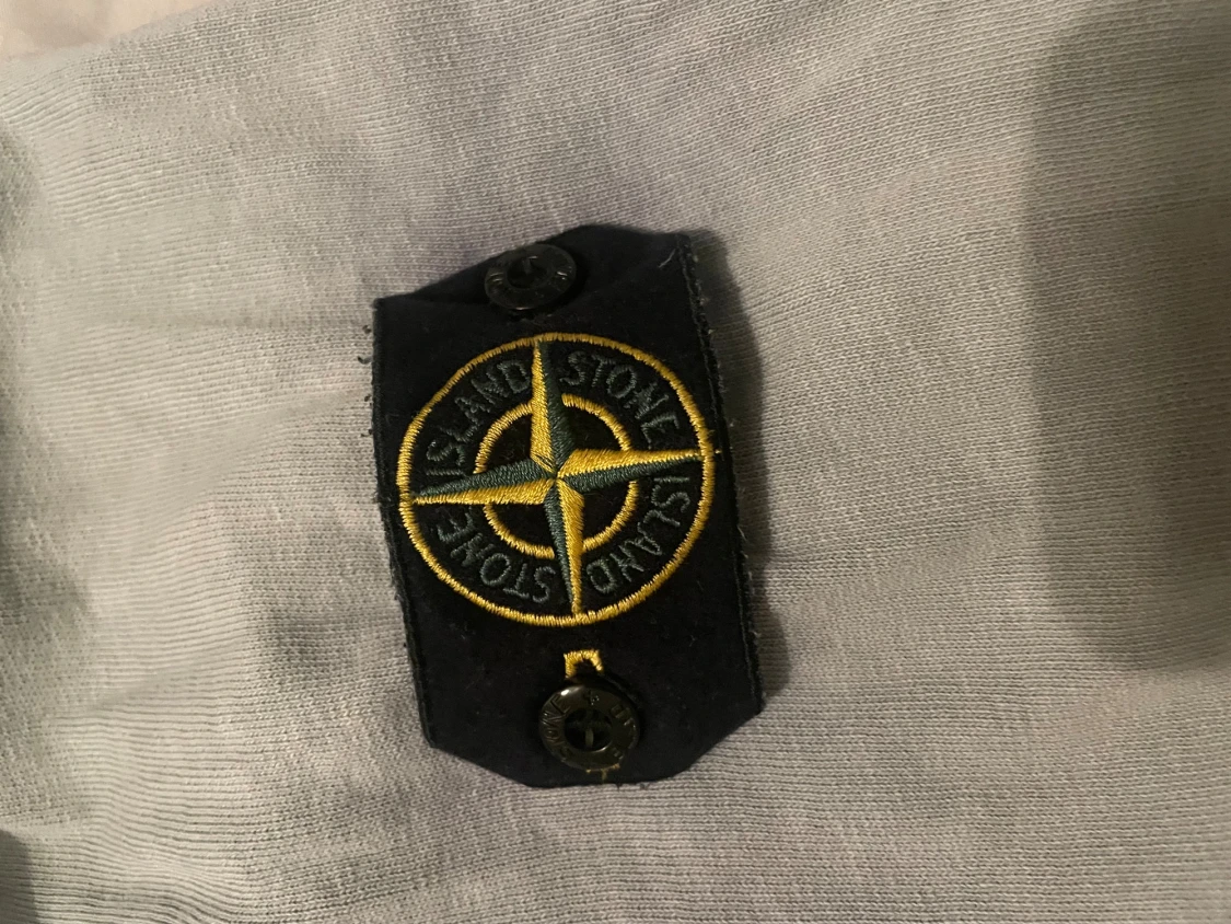Ljusblå Stone Island sweatshirt - 2