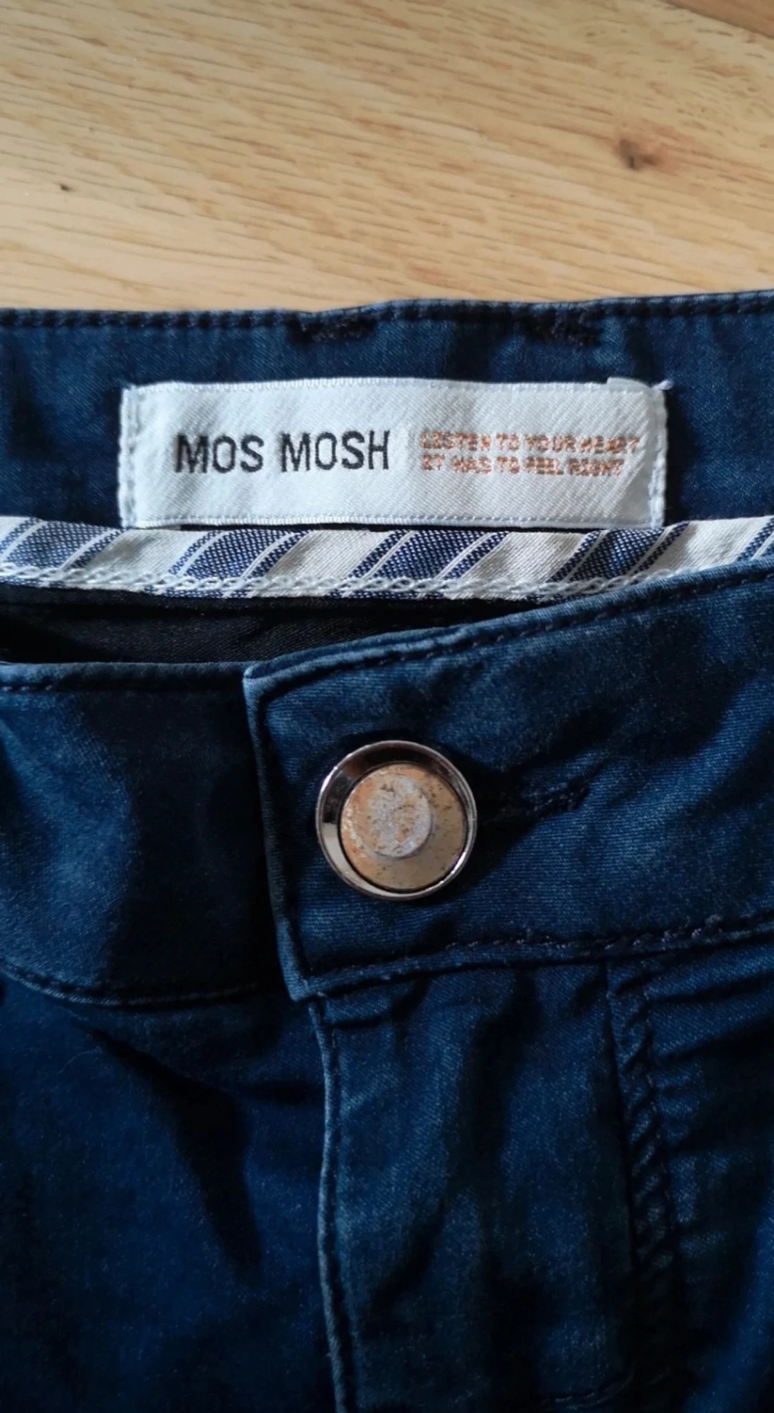 Mörkblå byxor från Mos Mosh - 1